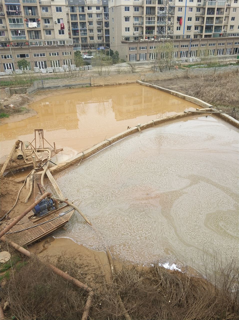 新绛沉淀池淤泥清理-厂区废水池淤泥清淤