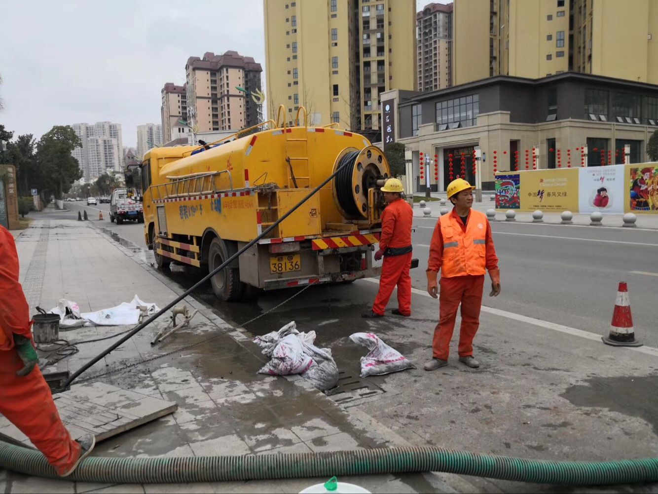 新绛排污管道清淤-管道清洗
